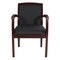 Office Star Products Kenwood Collection Upholstered Back Guest Chair, Mahogany KEN79MAH-3 - alternate 2