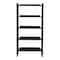 Baxton Studio Lucera Bobbin Display Shelf, Black 271-14760-ZORO - alternate 3