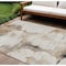 Homeroots 10' X 14' Beige Ivory And Taupe Abstract Washable Indoor Outdoor Area Rug 582661 - alternate 1
