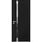Vdomdoors Steel Door Cynex 6777 Black Stainless Inserts Single Modern Painted-W36xH80-Right-hand Outswing CYNEX6777EXD-BLK-W36 x H80-Right-hand Outswing - alternate 1