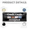 Signmission Credit Cards Accepted, 24 Inch x 72 Inch, Vinyl Banner B-72-30533 - alternate 3