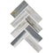 Daltile Gamma 2'' x 6'' Natural Stone Herringbone Wall and Floor Mosaic Tile, 10PK M34026HERRMSPL - alternate 4