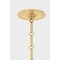 Hudson Valley Lighting Burghley Chandelier in Aged Brass/Off-White by Mark D. Sikes MDS2000-AGB/OW - alternate 3