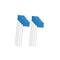C.H Hanson Stake Flag, 15 in L, Blue, PVC, 10PK 15068 - alternate 1