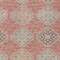 Homeroots 9' X 12' Salmon And Beige Floral Washable Indoor Outdoor Area Rug 610779 - alternate 6
