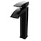 Novatto STEGER Modern Single Lever Vessel Faucet in Matte Black, Watersaver GF-123MBWS - alternate 1