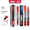 Deli EVERYU Permanent Marker, Bullet Tip, Red, Waterproof, 12PK EU216-RD - alternate 1