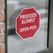 Signmission Proceed Slowly Open Pits, 10 Inch X 10 Inch, Vinyl Decal OC-D-10-111 - alternate 3