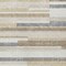 Homeroots 9' X 12' Ivory Beige And Taupe Striped Washable Indoor Outdoor Area Rug 613288 - alternate 2