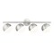 Z-Lite Realm Sphere 4 Light Vanity, Brushed Nickel/Matte Opal, 32.25 In W x 9.75 In H 7517-4V-BN - alternate 3