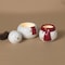 Gerson White/Red Snowman Christmas Scented Wax Candle 8 in. 2745420 - alternate 4