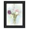 Homeroots Flower Farm Bouquet Black Framed Print Wall Art 529928 - alternate 4