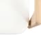 Leisuremod Velo Series Modern Dining Chair in Natrual Wood with White Seat VCNW-51W - alternate 3