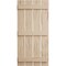 Ekena Millwork Rustic Four Board Spaced Board-n-Batten Pecky Cypress Faux Wood Shutters, 23 1/2"W x 60"H SHUBSS23X60PCPR - alternate 8