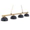 Z-Lite Cordon Heritage Brass 4 Light Billiard 2306-4HBR-D13MB - alternate 3