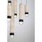 Euf Cambre, Chandelier , 16-Light, 32", Matte Black, Travertine 50131-013 - alternate 3