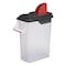 Grill Mark Polypropylene Storage Bin/Lid 20 lb. capacity 19 in. L X 10 in. W 1 pk 08303BLKPLTACE - alternate 3