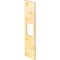 Prime-Line Defender Security Polished Brass 1-1/8'' Heavy-Gauge Deadbolt Security Strike Plate U 9535 - alternate 1