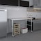Amgood 30in D x 60in L Stainless Steel Open Base Table, 3in Casters AMG WT-3060-RCB-WHEELS-Z - alternate 4