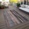 Homeroots 8' X 10' Blue Charcoal And Copper Botanical Leaves Washable Indoor Outdoor Area Rug 581951 - alternate 2