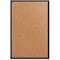 Quartet Cork Bulletin Board, 2'x1-1/2', Aluminum Frame/Black QRT2301B - alternate 3
