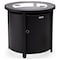 Leisuremod Walbrooke Black Patio Round Tank Holder, Black WH24BL - alternate 1