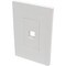 Tripp Lite Single-Gang 1-Port Wallplate Keystone Cat5/6 USB/HDMI/DP/RCA TAA N080-101 - alternate 1