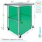 Amgood 30in D x 36in L Stainless Steel Open Base Table, 3in Casters AMG WT-3036-RCB-WHEELS-Z - alternate 2