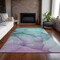 Homeroots 10' X 14' Teal and Purple Abstract Washable Indoor Outdoor Area Rug 559792 - alternate 3