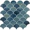 Daltile Miramo 3'' Ceramic Fan Wall Mosaic, 10PK MR47FAN3MBMSGL - alternate 3