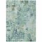 Homeroots 8' X 10' Teal Blue Green And Ivory Abstract Washable Indoor Outdoor Area Rug 587857 - alternate 5