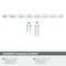 Amerock St. Vincent 10-1/16 inch 256mm Center-to-Center Polished Nickel Cabinet Pull BP55501PN - alternate 2