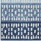 Homeroots 5' X 8' Blue Sky Blue And Ivory Geometric Washable Indoor Outdoor Area Rug 613826 - alternate 4