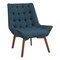 Osp Home Furnishings Shelly Tufted Chair, Azure SHE-K14 - alternate 1