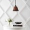 Jonathan Y Hattie 8.8 in. 1-Light Coastal Bohemian Metal and Woven Rattan LED Pendant Light, Black/Dark Brown JYL5711B - alternate 7