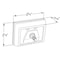 Grote Lighting Amber Rectangular Submersible Clearance Marker Lights with Reflectors for Trailers 46983-5 - alternate 3