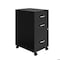 Space Solutions 14.25 in W 3 Drawer Mobile Vertical File Cabinet, Black 24427 - alternate 1