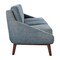 Office Star Products Lounge Seating/Davenport Mid-Century Sofa, Navy SL4433R-MC3 - alternate 3