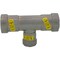 Viega MegaPressG tee P1 1.25 P2 1.25 P3 1 carbon steel zinc-nickel coating 25351 - alternate 1