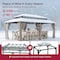 Sunjoy 20x12 Kingston PC Top Rectangular Gazebo Wood A1020438B000 - alternate 7
