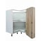 Cambridge Radiance 36inWx24inDx34.50inH Ready to Assemble Slab Corner Lazy Susan Kitchen Cabinet in Light Oak SA-BLZ36-LO-KIT - alternate 3