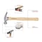 Big Horn 10 Oz Claw Hammer with Hickory Straight Handle 15126 - alternate 4