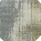 Homeroots 8' Sage Beige And Brown Round Abstract Washable Indoor Outdoor Area Rug 587322 - alternate 3