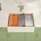Wrightmaster 30" Apron-Front Single Bowl Ceramic Workstation Kitchen Sink w/ Cutting Board, Colander and Grids ZOR-AWS302010KSDS - alternate 5
