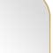Homeroots 64" Gold Metal Arch Freestanding Framed Standing Mirror 719497 - alternate 3