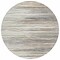 Homeroots 8' Ivory Brown And Gray Round Striped Washable Indoor Outdoor Area Rug 597255 - alternate 5
