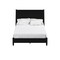 Homeroots Black Solid Wood King Bed Frame 524817 - alternate 3