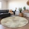 Homeroots 8' Beige Green And Ivory Round Polka Dot Washable Indoor Outdoor Area Rug 594210 - alternate 6