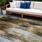 Homeroots 8' X 10' Chocolate Abstract Washable Non Skid Indoor Outdoor Area Rug 563598 - alternate 1