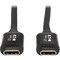 Tripp Lite Thunderbolt 3 Cable 20 Gbps Pa, MTB3-01M-5A-B MTB3-01M-5A-B - alternate 5
